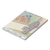 Screwy Salesman van Rick London Funny Notitieblok (Linkerzijde)