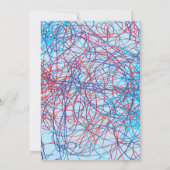 SCRIBBELS OP NOTEPAPER Bat Bat Mitzvah Uitnodiging (Achterkant)