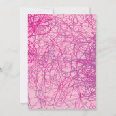 SCRIBBELS OP NOTEPAPER Bat Bat Mitzvah Uitnodiging (Achterkant)