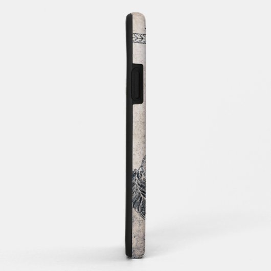 Scribble arrow mandala Moermaan dreamcatcher veren Case-Mate iPhone Case (Achterkant/rechts)