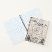 Scribble arrow mandala Moermaan dreamcatcher veren Notitieboek (Binnen)