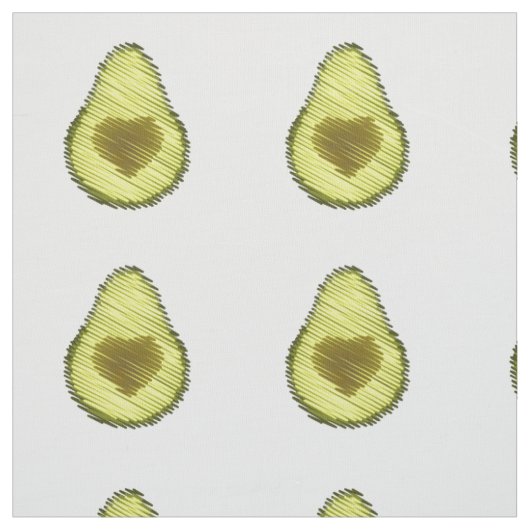 Scribble Avocado Love Stof (Swatch)