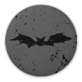 Scribble Bat Keramische Knop (Voorkant)