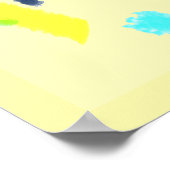 Scribble Buds Art Poster Print Wedding Home Kantoo (Hoek)