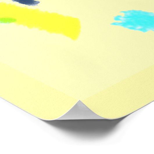 Scribble Buds Art Poster Print Wedding Home Kantoo (Hoek)