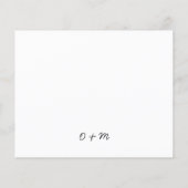 Scribble Casual handgeschreven Monogram Fotobruilo (Achterkant)