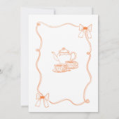 Scribble Coquette Verjaardags Par-Tea Kaart (Achterkant)