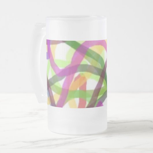 Scribble Cup Matglas Bierpul (Voorkant links)