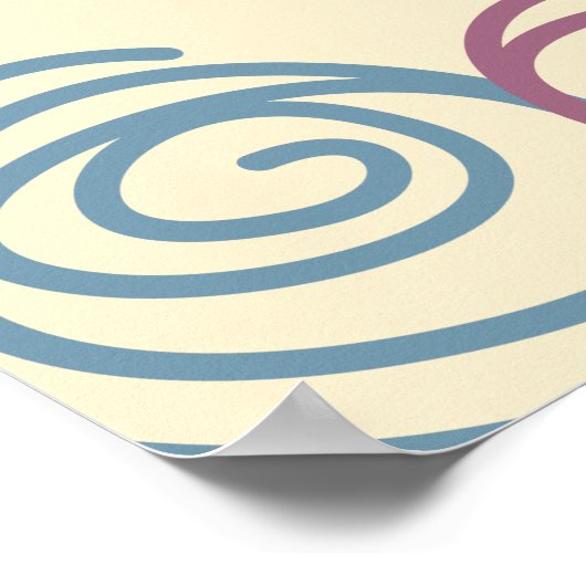 Scribble garen breinnaalden poster (Hoek)