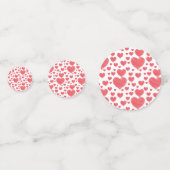 Scribble Hearts Confetti (Achterkanten)
