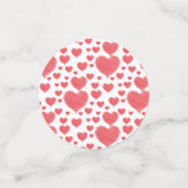 Scribble Hearts Confetti (Kleine voorkant)