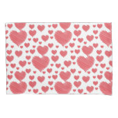 Scribble Hearts Kussensloop (Voorkant)