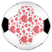 Scribble Hearts Voetbal (Gedraaid)