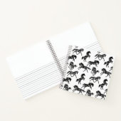 Scribble Horse Crazy Herd Design Notitieboek (Binnen)