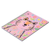 Scribble Kat Notitieboek Roze (Linkerzijde)