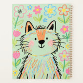 Scribble Kat Planner Groen (Achterkant)