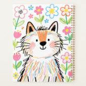 Scribble Kat Planner Wit (Achterkant)