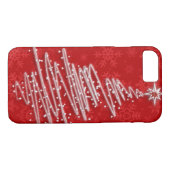 Scribble kerstboom Case-Mate iPhone case (Achterkant (Horizontaal))