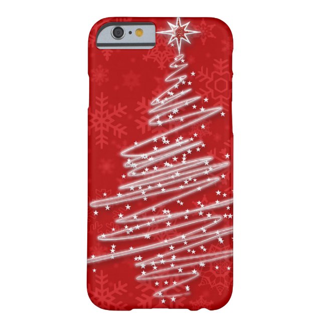Scribble kerstboom Case-Mate iPhone hoesje (Achterkant)