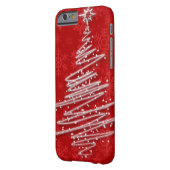 Scribble kerstboom Case-Mate iPhone hoesje (Achterkant Links)