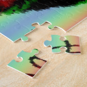 Scribble Love Xoxo Heart Stripe Puzzel Legpuzzel (Zijkant)