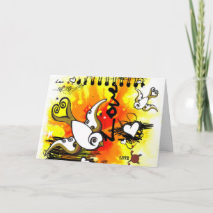 Scribble me wat Love! Feestdagen Kaart