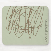 Scribble muismat - het is een werk in uitvoering