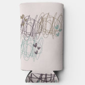 Scribble ontwerp - we zijn allemaal een work in pr seltzer blikjeskoeler (Voorkant)