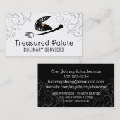 Scribble oysters shrimp visitekaartje (Voorkant / Achterkant)