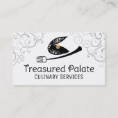 Scribble oysters shrimp visitekaartje (Voorkant)