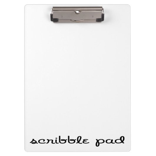 Scribble Pad Klembord (Voorkant)