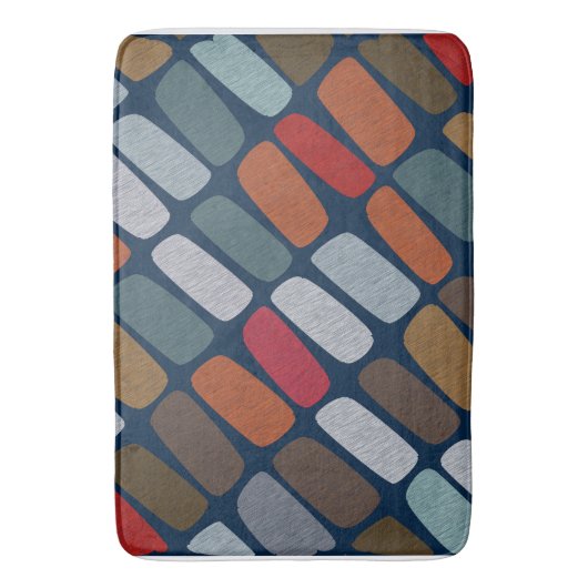 Scribble Pebbles Badmat (Voorkant Verticaal)