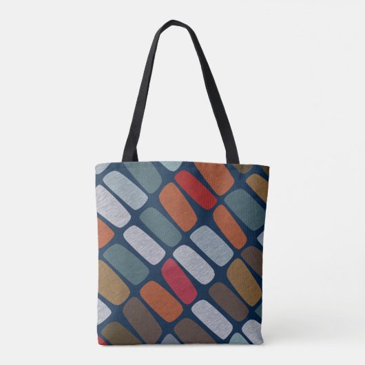 Scribble Pebbles Tote Bag (Achterkant)