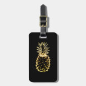 Scribble Pineapple Bagagelabel (Voorkant verticaal)