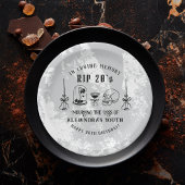 Scribble RIP 20s Dood aan mijn jeugd 30e verjaarda Papieren Bordje