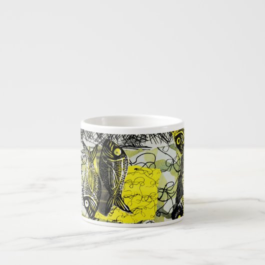 Scribble Scratch Espresso Kop (Voorkant)