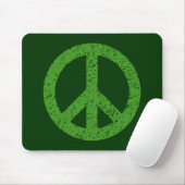 Scribble Stenciled Peace Symbol Muismat (Met muis)