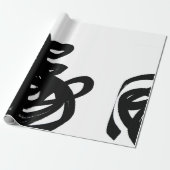 Scribble Wrapping paper Cadeaupapier (Uitgerold)