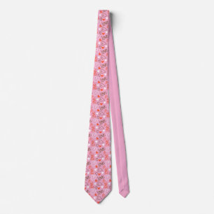 Scribbled Love Hearts Necktie Stropdas