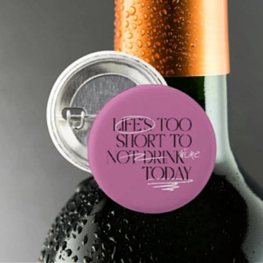 Scribbled Wine Mood – Pinback Button