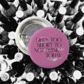 Scribbled Wine Mood – Pinback Button