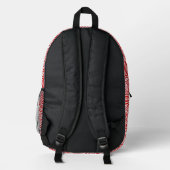 Scribbleprint Backpack Bedrukte Rugzak (Achterkant)