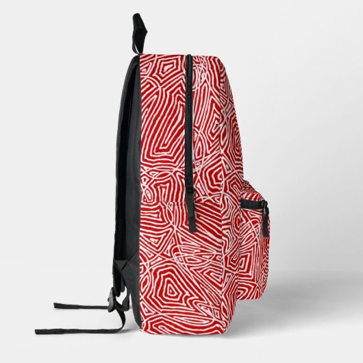 Scribbleprint Backpack Bedrukte Rugzak (Links)