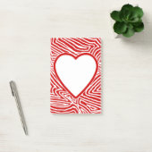 Scribbleprint hart post-it® notes (Kantoor)