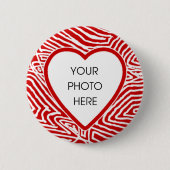 Scribbleprint Hartgrens Button Sjabloon (Voorkant)