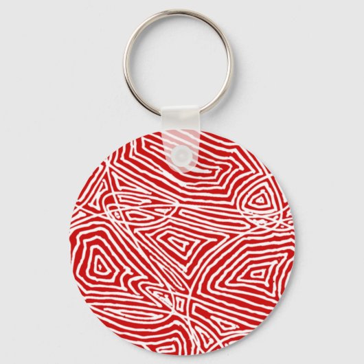 Scribbleprint Initiaal Sleutelhanger (Achterkant)