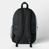 Scribbleprint Initial Backpack Bedrukte Rugzak (Achterkant)