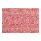 Scribbleprint Red Kussensloop (Achterkant-Rechts)