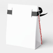 Scribbleprint Red Patroon Bedankdoosjes (Achterkant)