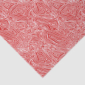 Scribbleprint Red Tissuepapier (Detail)